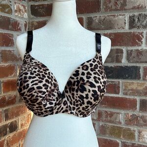 Torrid NWT Leopard Print 42DD bra rn12131964 360 back smoothing